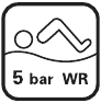 Resistencia al agua (5 bar)