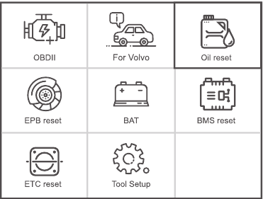 Ancel - VOD700 - Diagnóstico - Funciones especiales para Volvo Diagnóstico - Funciones especiales para Volvo