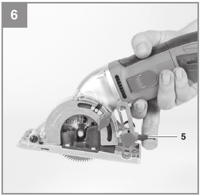 EINHELL - TC-CS 860 - Cambio de la hoja de sierra - Paso 2 Cambio de la hoja de sierra - Paso 2