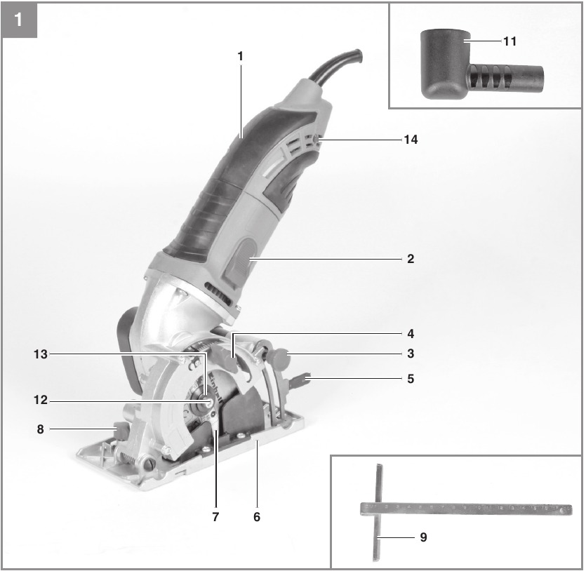 EINHELL - TC-CS 860 - Diseño - Parte 1 Diseño - Parte 1