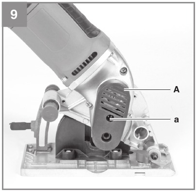 EINHELL - TC-CS 860 - Sustitución de la correa de transmisión - Paso 1 Sustitución de la correa de transmisión - Paso 1