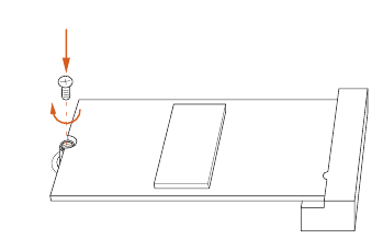 ASROCK - B550M Pro4 - Instalación del módulo M.2_SSD (NGFF) - Paso 3 Instalación del módulo M.2_SSD (NGFF) - Paso 3