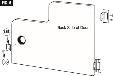 Bosch - RA1171 - FIJACIÓN DE LA PUERTA - Paso 1 FIJACIÓN DE LA PUERTA - Paso 1