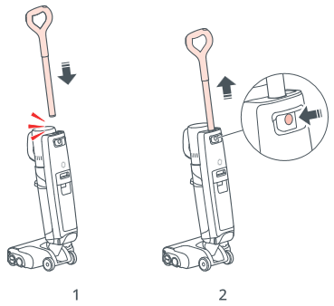 Roborock - Dyad Pro Combo - Instalación de la aspiradora para limpieza en húmedo y en seco Instalación de la aspiradora para limpieza en húmedo y en seco