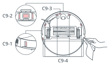 Roborock - S8 - Mantenimiento de los Sensores del Robot Mantenimiento de los Sensores del Robot