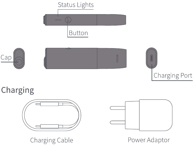 iQOS - ILUMA ONE - DESCRIPCIÓN GENERAL DEL DISPOSITIVO DESCRIPCIÓN GENERAL DEL DISPOSITIVO