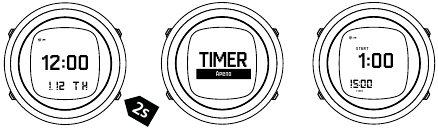 Suunto - D4I - Para ajustar la configuración del temporizador de apnea Para ajustar la configuración del temporizador de apnea