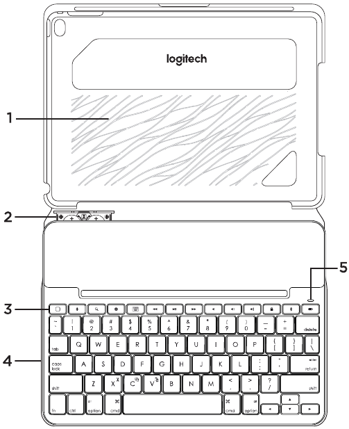 Logitech - SLIM FOLIO - Conozca su producto - Parte 1 Conozca su producto - Parte 1