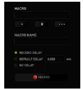 RAZER - BLACKWIDOW X CHROMA - MACROS TAB - Part 1 PESTAÑA MACROS - Parte 1