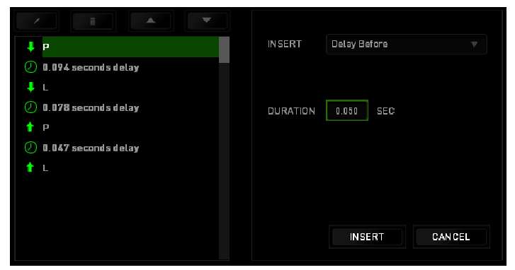 RAZER - BLACKWIDOW X CHROMA - MACROS TAB - Part 6 PESTAÑA MACROS - Parte 6