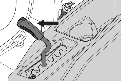 Husqvarna - Z246 - Controles - Parte 11 - Palanca de altura de corte Controles - Parte 11 - Palanca de altura de corte