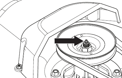 Husqvarna - Z246 - Lubricación - Paso 1 - Ejes de la plataforma Lubricación - Paso 1 - Ejes de la plataforma