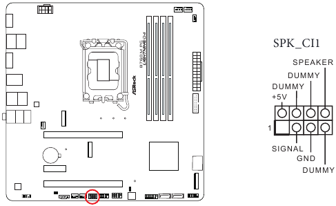 ASROCK - PHANTOM GAMING B760M PG LIGHTNING/D4 - Descripción general de los conectores y cabezales integrados - Parte 2 Descripción general de los conectores y cabezales integrados - Parte 2