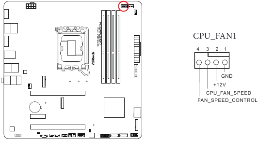 ASROCK - PHANTOM GAMING B760M PG LIGHTNING/D4 - Descripción general de los conectores y cabezales integrados - Parte 8 Descripción general de los conectores y cabezales integrados - Parte 8