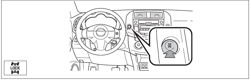 Toyota - RAV4 2011 - Interruptor de bloqueo de tracción a las cuatro ruedas Interruptor de bloqueo de tracción a las cuatro ruedas