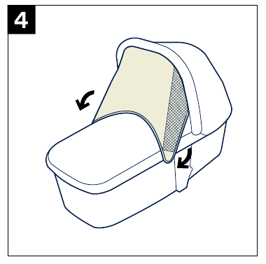 Nuna - MIXX bassinet - Dream Drape - Paso 2 Dream Drape - Paso 2