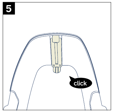 Nuna - MIXX bassinet - Montaje del producto - Paso 5 Montaje del producto - Paso 5