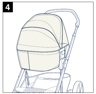 Nuna - MIXX bassinet - Protector de lluvia Protector de lluvia