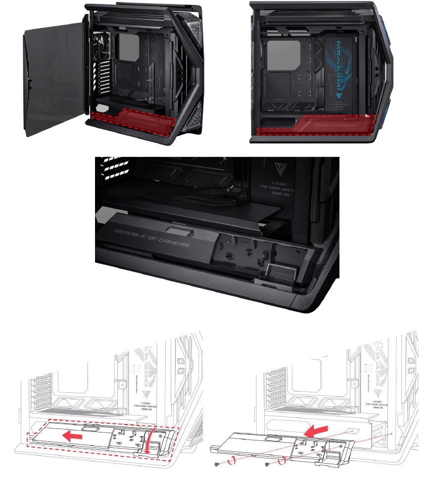 Asus - GR701 - Cajón oculto Cajón oculto