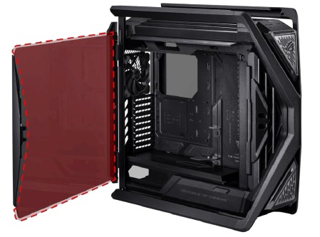 Asus - GR701 - Puerta lateral izquierda Puerta lateral izquierda