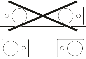 M-Audio - BX5 D3 - Orientación de los altavoces Orientación de los altavoces