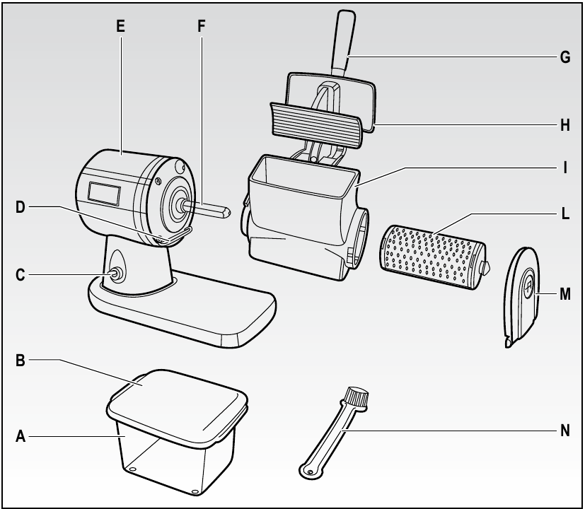 ARIETE - Grati Superior 449 - DESCRIPCIÓN DEL APARATO DESCRIPCIÓN DEL APARATO