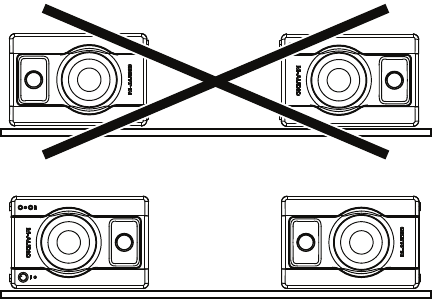 M-Audio - BX3 - Orientación de los altavoces Orientación de los altavoces