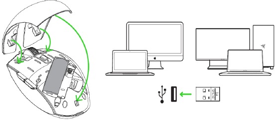 RAZER - OROCHI V2 - CONEXIÓN DEL RATÓN - Paso 2 CONEXIÓN DEL RATÓN - Paso 2