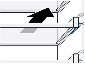 Gaggenau - RC 289 - Extracción del estante extensible Extracción del estante extensible