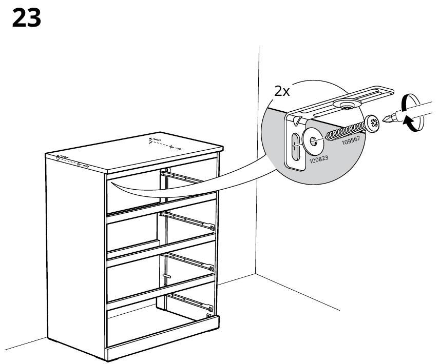 IKEA - MALM - MONTAJE - Paso 18 MONTAJE - Paso 18