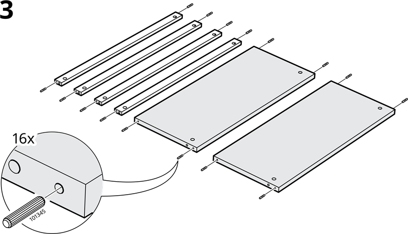 IKEA - MALM - MONTAJE - Paso 3 MONTAJE - Paso 3
