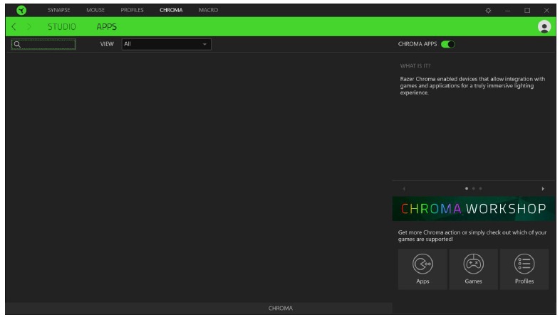 Razer - MAMBA ELITE - Aplicaciones Aplicaciones