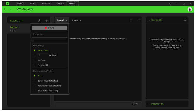 Razer - MAMBA ELITE - MIS MACROS - Paso 2 MIS MACROS - Paso 2