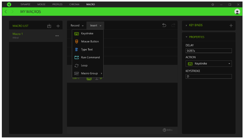 Razer - MAMBA ELITE - MIS MACROS - Paso 3 MIS MACROS - Paso 3