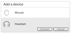 Imagen de ejemplo del proceso de emparejamiento de Bluetooth en Windows