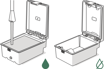iRobot - Roomba Combo - Prepara los depósitos de agua limpia y sucia Preparar los depósitos de agua limpia y sucia