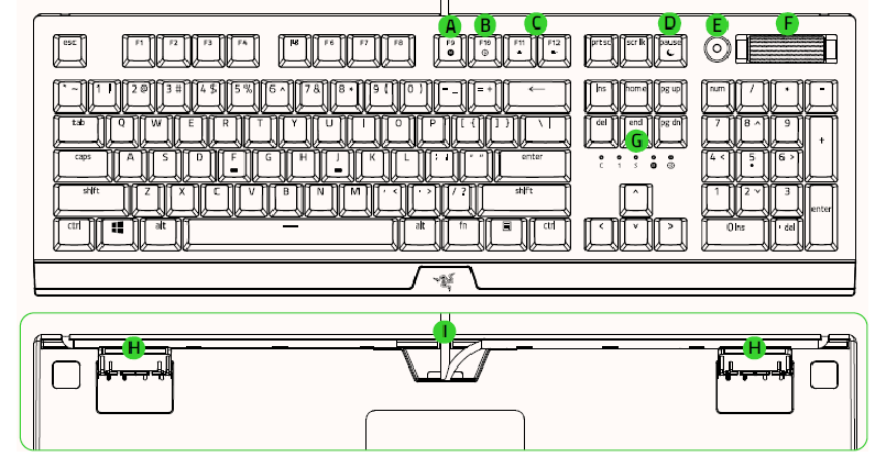 RAZER - BLACKWIDOW V3 - Descripción general Descripción general