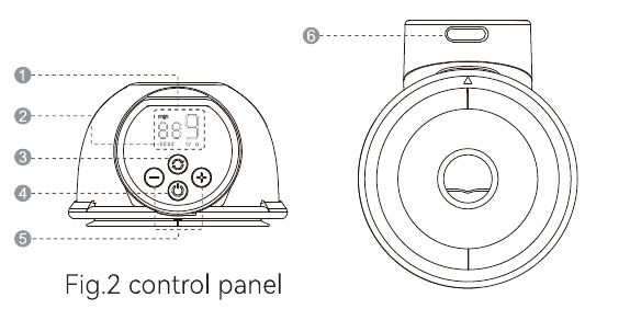 Momcozy - S12 Pro - panel de control panel de control