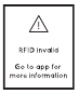 RFID no válido
