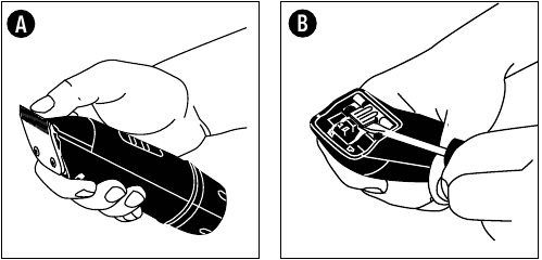 Andis - BGRC - EXTRACCIÓN DEL JUEGO DE CUCHILLAS EXTRACCIÓN DEL JUEGO DE CUCHILLAS