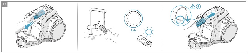 Electrolux - Pure C9 - SUSTITUCIÓN DE LOS FILTROS - Paso 3 SUSTITUCIÓN DE LOS FILTROS - Paso 3