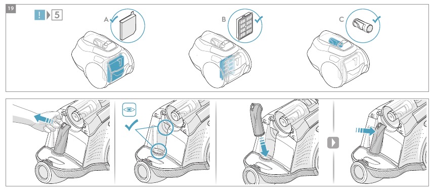 Electrolux - Pure C9 - COMPROBACIÓN DEL SISTEMA COMPROBACIÓN DEL SISTEMA