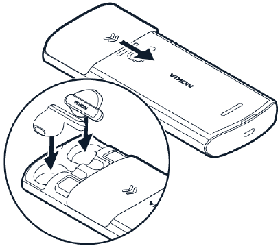 Nokia - XpressAudio 5710 - Cargar la batería y los auriculares Cargar la batería y los auriculares