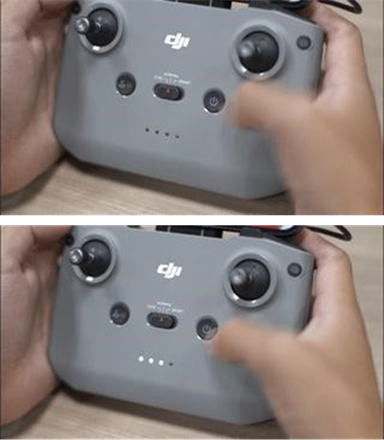 dji - Mini 3 - Encendido y apagado del dispositivo - Paso 3 Encendido y apagado del dispositivo - Paso 3
