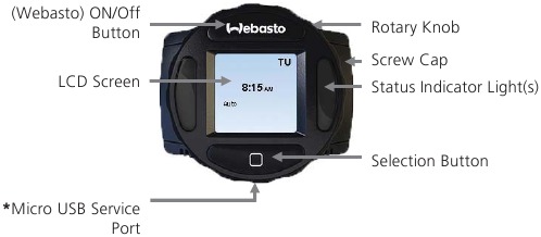 Webasto - Thermo Top - Funcionamiento con el SmarTemp Control fx opcional Funcionamiento con el SmarTemp Control fx opcional