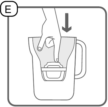 Brita - MAXTRA+ - Inserte el filtro de agua MAXTRA+ Inserte el filtro de agua MAXTRA+
