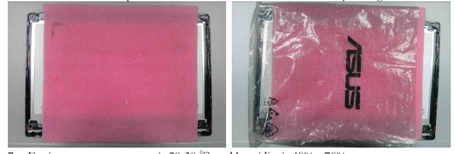Coloque las piezas desmontadas en la BOLSAS de PE funcional para evitar cualquier daño en las piezas A/B/C/D.