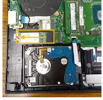 Asus - Serie X571 - Retirada del módulo HDD y SSD - Paso 2 Retirada del módulo HDD y SSD - Paso 2