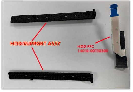 Asus - Serie X571 - Retirada del módulo HDD y SSD - Paso 4 Retirada del módulo HDD y SSD - Paso 4