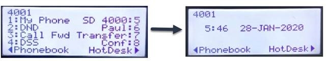 Mitel - 6910 - Pantalla de etiquetas suaves para teclas programables - Paso 2 Pantalla de etiquetas suaves para teclas programables - Paso 2